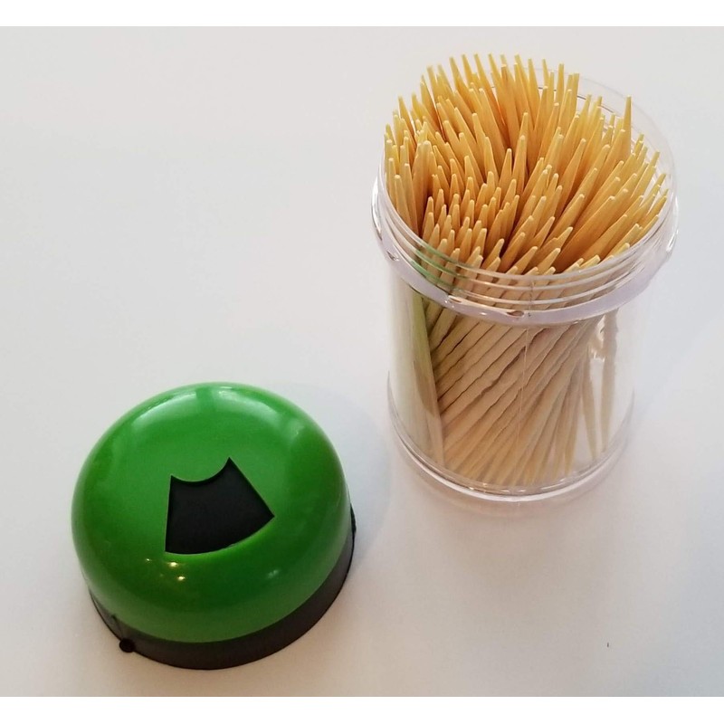 Handy Housewares 3-pack Toothpick Storage Containers with Dispenser Lids -