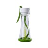 Qianly Manual Stirring Bottle Salad Dressing Shaker Bottle Dishwasher Safe