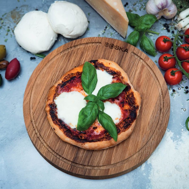 Boska Pizza Board Friends M/Serving Board Made of Oak Wood