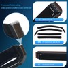Nilight Window Rain Guards for GMC Acadia 2017 2018 2019