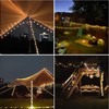 Vigdur Solar String Lights Outdoor, 2 Packs 15ft Globe String