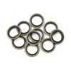 X AUTOHAUX 10pcs Oil Crush Washers Drain Plug Gaskets 12mm