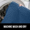 GORILLA GRIP Bath Rug Mat 30x20, Thick Soft Absorbent Chenille,
