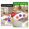BRIOTA 2 Pieces Smiley Sponge Stand with Suction Cup, Sponge