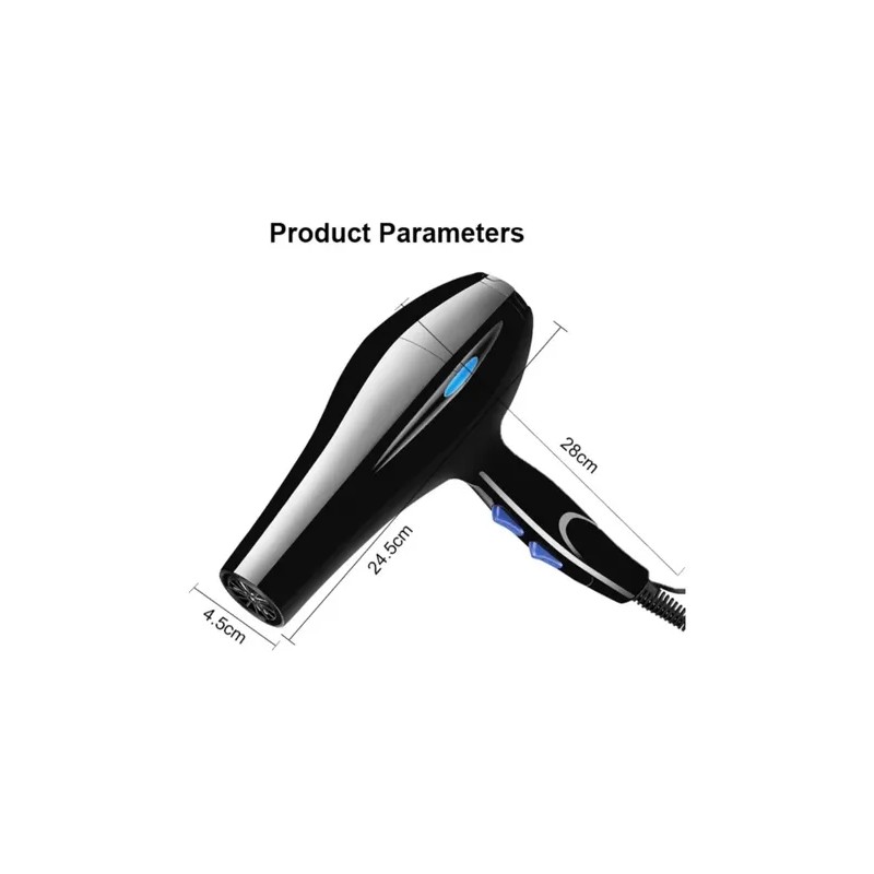 Secadora Cabello Portatil Pelo Viaje Protection 1000w
