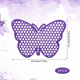 2 Pcs Floating Bee Island,Bee and Butterflies Bath Floating Drinking Station & Bath Feeder Butterfly Watering Tray for Outdoor Garden Decor