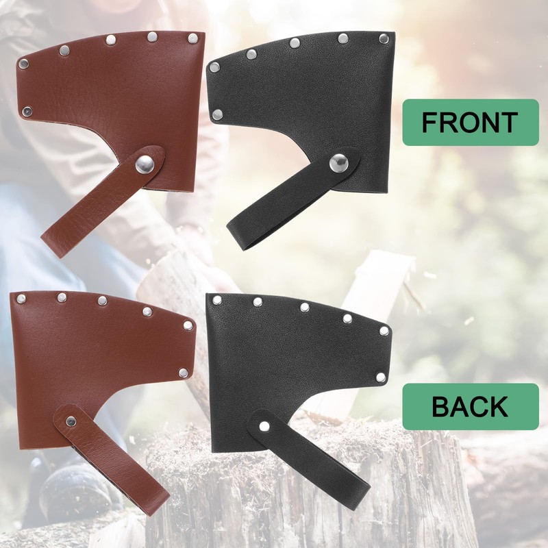 M METERXITY 2-Pack Hatchet Sheath, Leather Axe Sheath for 1.32LB