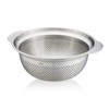 GEFU Premium Kitchen Sieve, Diameter 27 cm, Stainless Steel Pasta