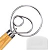 Danish Dough Whisk, Dutch Style Bread Whisk For Sourdough Cooking