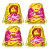 12 Pcs Softball Drawstring Bag Set Sports Themed Backpack Storage
