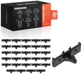 A-Premium 30PCS Nylon Rocker Panel Ground Effects Moulding Clips Retainer Clip-On Compatible with Ford F-150 F150 1991-2018, Explorer 1991-2018, Expedition 1997-2018