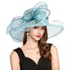 2025 Kentucky Derby Hats for Women Ladies, Classy Organza Church