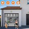 wohomzy 9x7 Ft Garage Magnetic Screen Doors for 1 Car