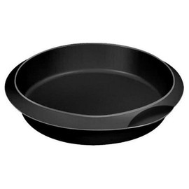 Lékué Backform, rund, Silikon, schwarz, 24 cm