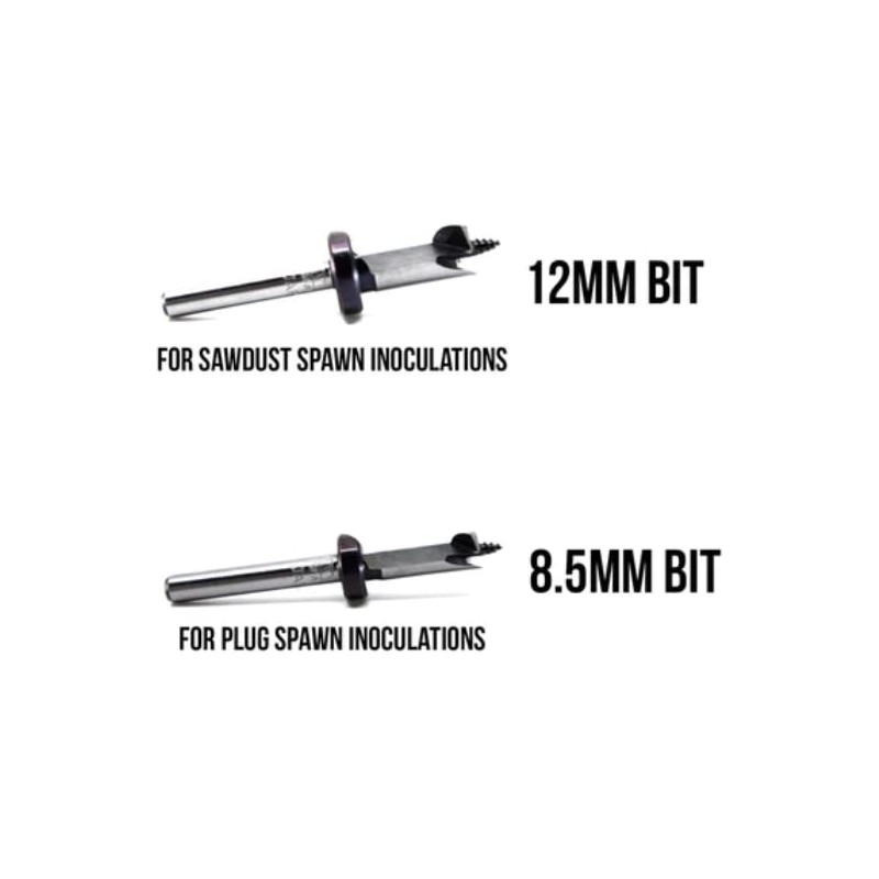 12 mm Sawdust Spawn Mushroom Log Inoculation Drill Bit |