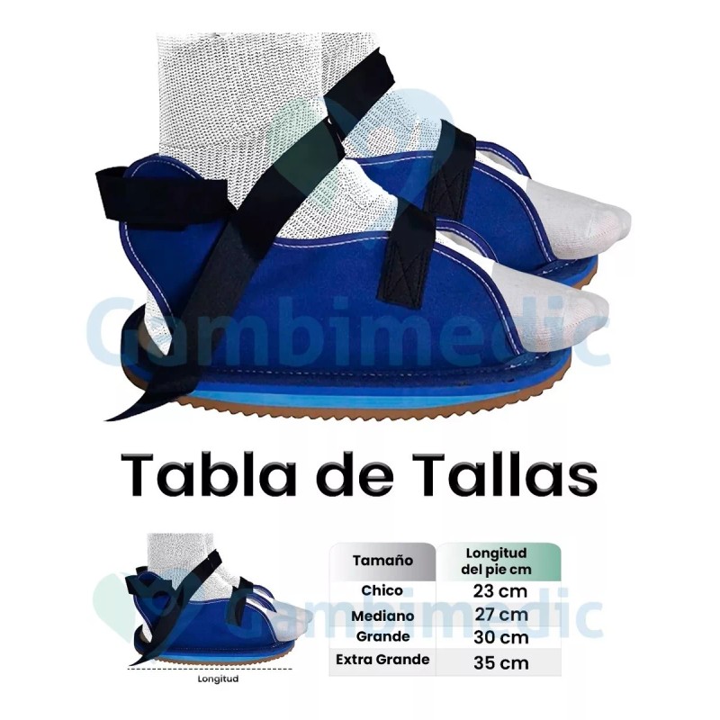 Gambimedic Zapato Ferula Para Yeso Bota Comoda Fractura Post Operatorio