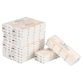 Xeabia Soft Facial Tissues, 4-Ply Mini Type Pocket Packs Tissues, 120 Packs