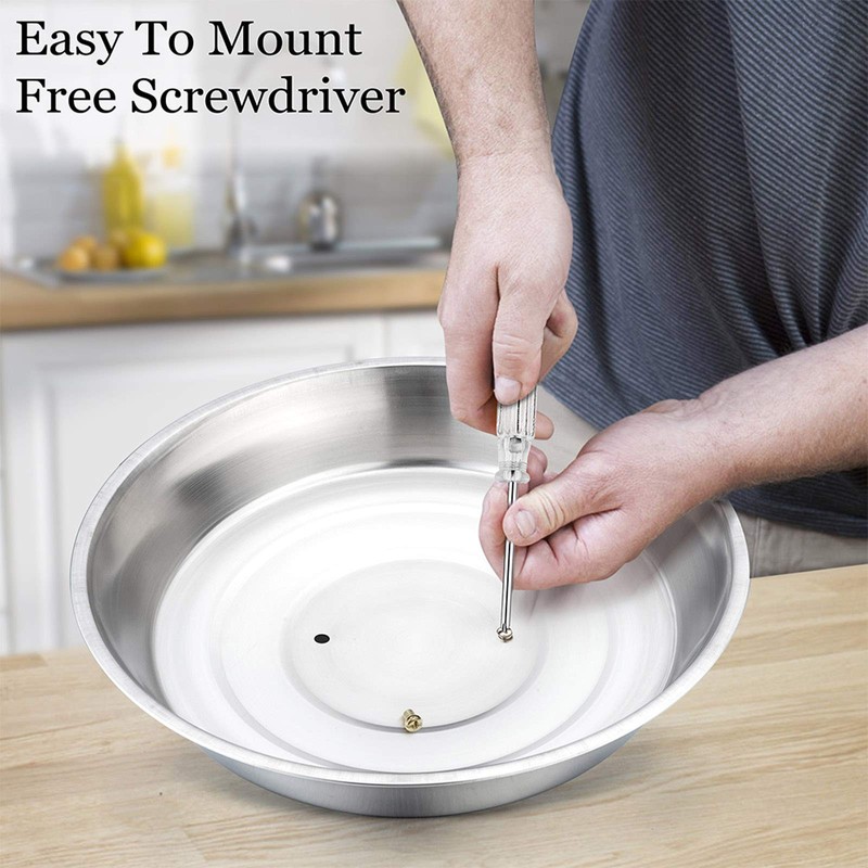 HaSteeL Cheese Melting Dome Set of 2, 12 Inch Round