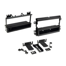 Scosche FD2080 Single DIN Radio Install Dash Kit and Pocket Compatible with Select 1995-11 Ford, Lincoln, Mazda and Mercury Vehicles - Aftermarket Car Stereo Installation Kit - Does Not Fit Double DIN