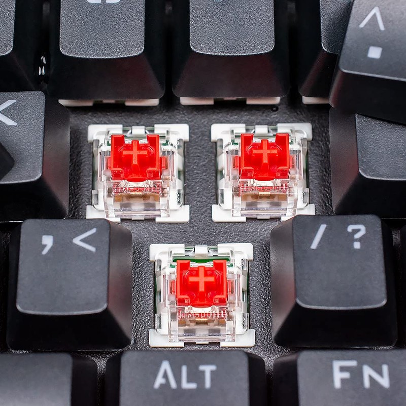 Outemu Red Switches, 30-Pack, 3-Pin Linear Dustproof RGB Key Switches,