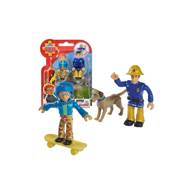 Elvis, Norman, Nipper | Game Figure Set | Fireman Sam