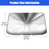 Car Sun Protection Front Screen, Parasol Car with Adjustable, Car