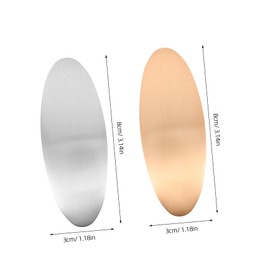 Generic 4pcs Hair Barrettes For Women: Metal Oval Hair Clips French Barrettes Elegant Hairpin Accessories For Formal Events Casual Wear Wedding Parties