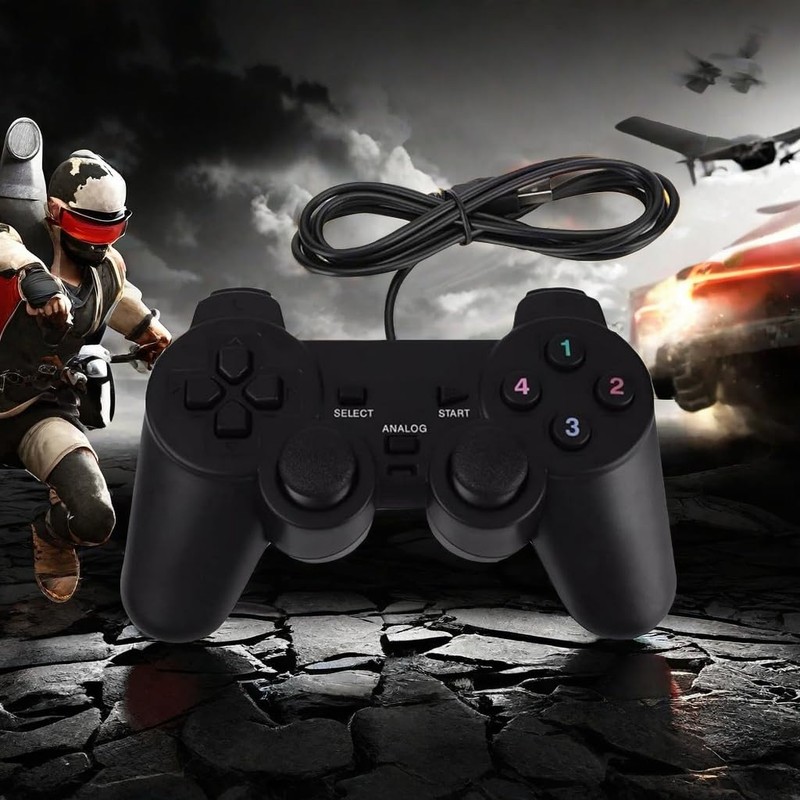 Game Pad,PC Game Controllers, USB Game Pad,Controller For Wired Shock