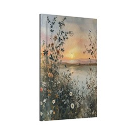 LOLREAI Decorative Light Switch Cover Plate Sunset Plants Flower Daisy Nature Lakescape 1 Gang No Device Switch Plate Covers Blank Wall Plate Cover Switchplate Electrical Faceplate