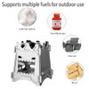 Flatpack Stainless Steel Wood Stove- Lightweight, Durable, Multi-Fuel, Portable &