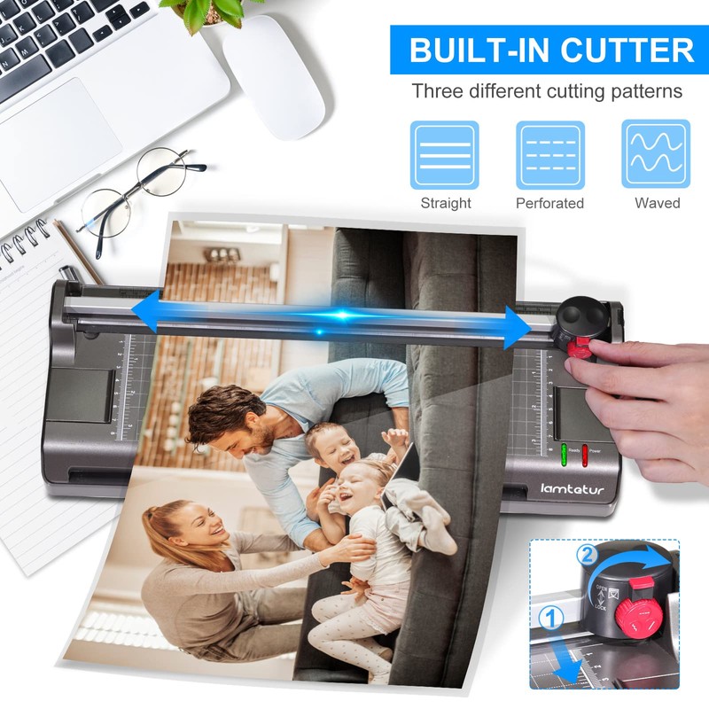 7 in 1 Thermal Laminator Machine 11X17 with 70 Letter