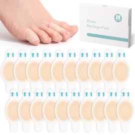 Gel Blister Bandages Blister Pads - 20t Upgraded Bandages for Wound Care and Blisters - Waterproof
