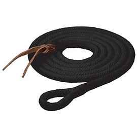 Weaver Leather Pima Cotton Lead, Black , 5/8" x 10'