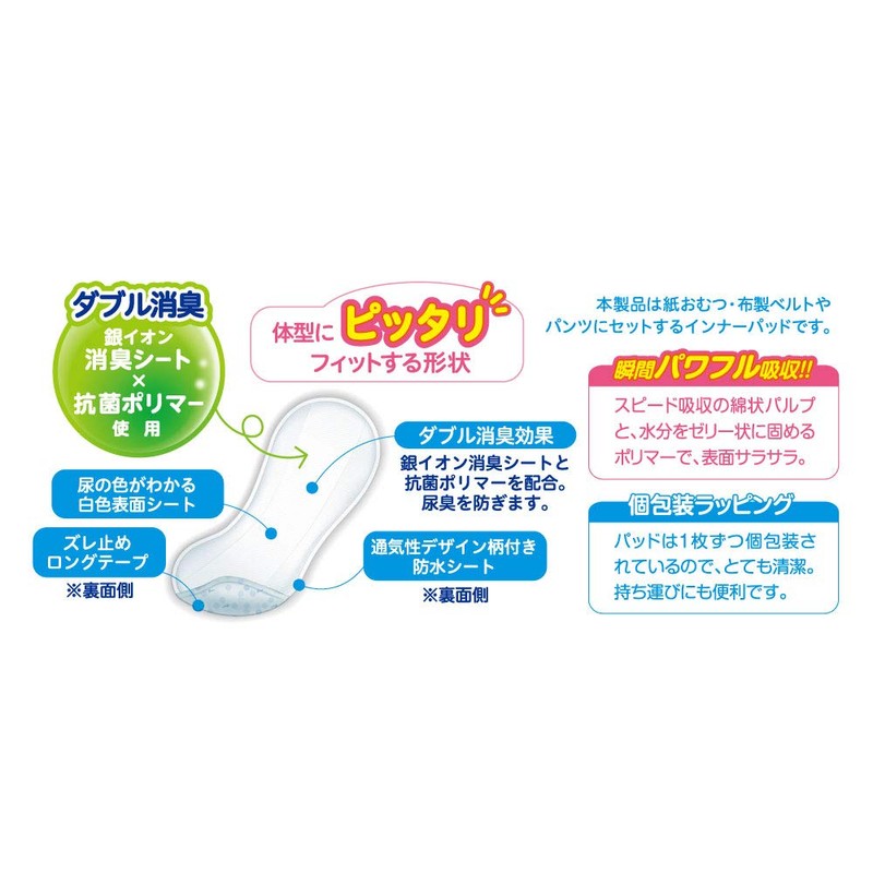 P.one 32 Count Active 3S Boys & Girls Manner Pads