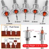 Bestgle 5Pcs Countersink Drill Bit with Adjustable Depth Stop, 8mm