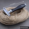 Old School Complete Shaving Set with Brush Cup DE Razor