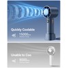 Portable Turbo Fan, High Speed Cooling Fan 100 Speed Adjustable