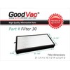 GoodVac H13 True HEPA 2-Pack Replacement Filter Kit Compatible with