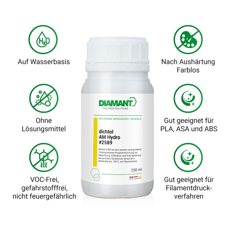 DIAMANT Dichol AM Hydro – Seal for 3D Printing Parts,