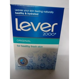 Jabón de barra Lever 2000 original 4 oz pack de 2 unidades