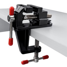 Bestgle Mini Bench Vise Adjustable Table Clamp Vice Portable Tabletop Repairing Tools for Household DIY Working Hobby Jewelers Craftsman