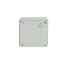 ABB IP55 Junction Box • 100 x 100 x 50mm • Waterproof Electric Cable Connector Unit • Cable Glands Included • Adaptable Box for Electric Connectors • Heat Resistant • Premium Indoor/Outdoor Box
