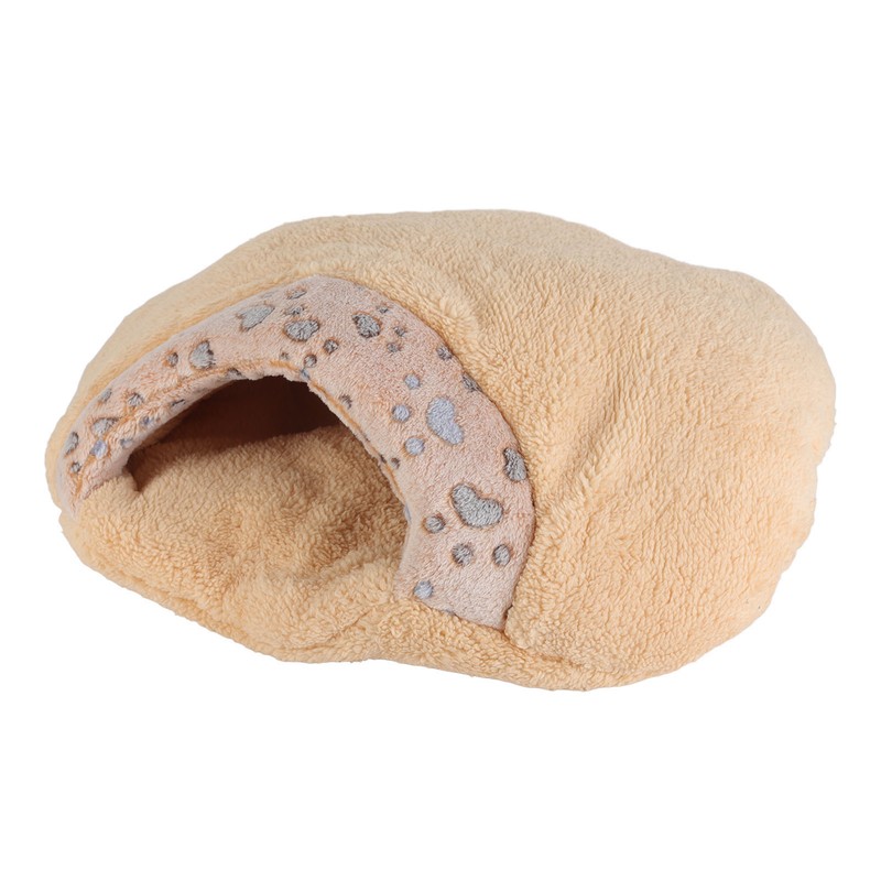 Hooded Cat Bed Thick Soft Comfortable Self Warming Cat Sleeping