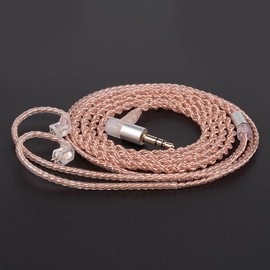 [KBEAR 4860] TFZ 3.5mm Re-Cable, 4-Core Pure Copper, Cable, 0.14 inch (3.5 mm) Earphone Upgrade Cable, Earphone Replacement Cable, Compatible with TxBEAR-MONICA, TEQUILA-1, S2-PRO, LIVE-1M, T2-GALAXY,