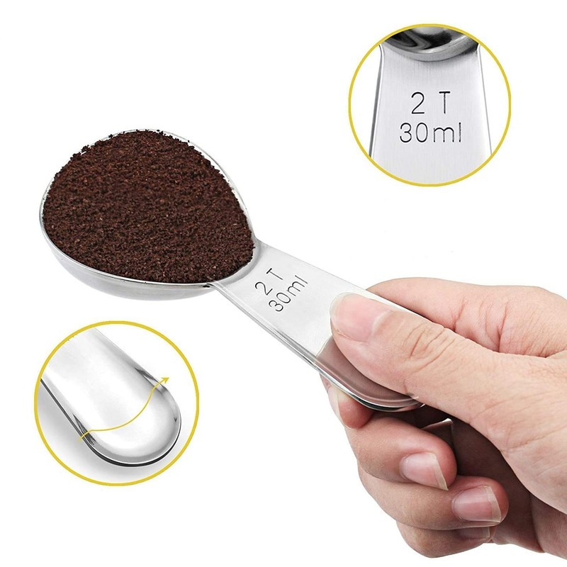 IZELOKAY Coffee Scoop, Stainless Steel 2 Table Spoon 30ML