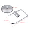 HAOHIZE Suction Cup Toilet Roll Paper,Stainless Steel Bathroom Toilet Suction