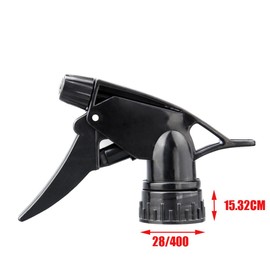 VASANA 4PCS Plastic Spray Bottle Nozzle Spraying Bottle Replacement Part Leak Proof Mist Spray Head Heavy Duty Trigger Nozzle Replacement Fit 28-400 16oz 32oz Bottles