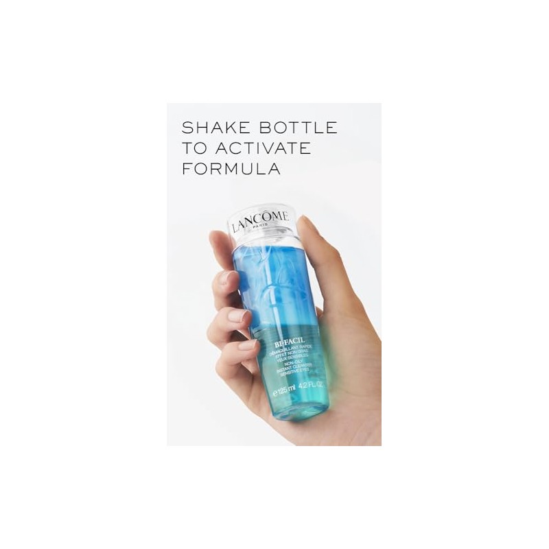 Lancôme Bi-Facil Eye Makeup Remover, Non-Oily, Bi-Phase, Dissolves Waterproof Mascara,