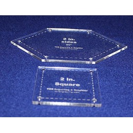 Patchwork of The Crosses 2 Inch -2 pc Template Set - 1/8 Inch