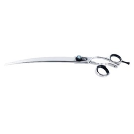 Sensei Shears Open 7" Curved Blade Neutral Grip Leaf Spring Shear W-Rr